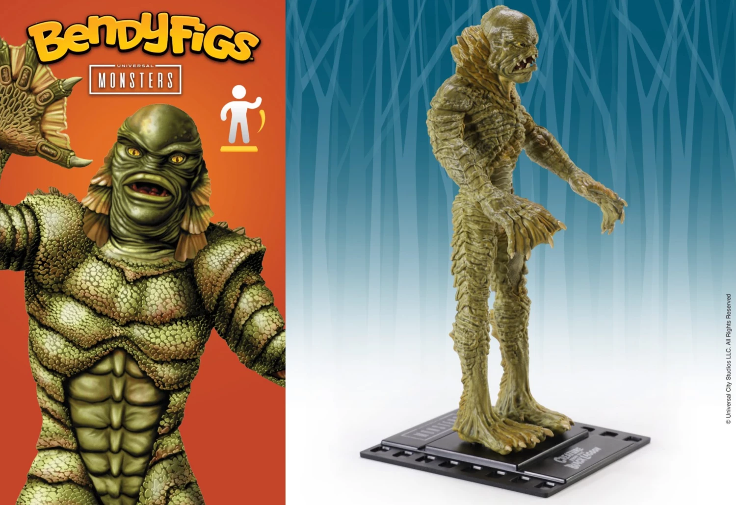 Creature From The Black Lagoon Universal Monsters Bendyfigs Figure - Image 7