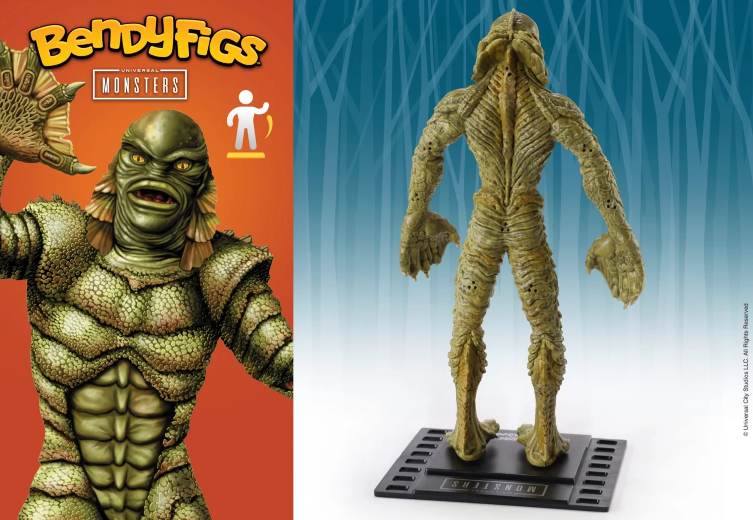 Creature From The Black Lagoon Universal Monsters Bendyfigs Figure - Image 8