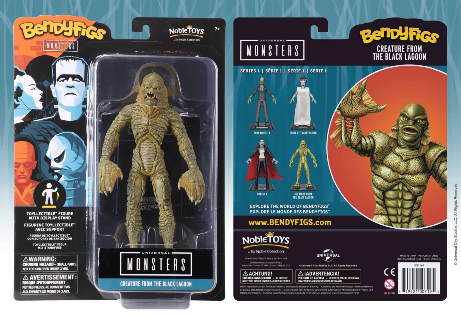 Creature From The Black Lagoon Universal Monsters Bendyfigs Figure - Image 9