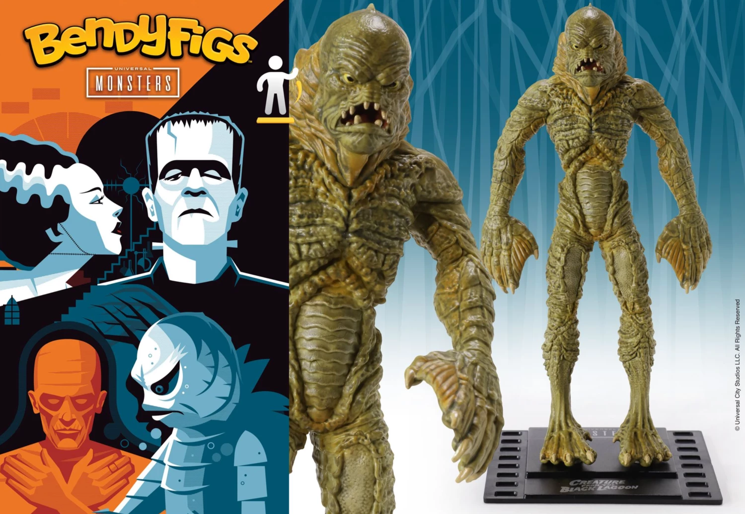 Creature From The Black Lagoon Universal Monsters Bendyfigs Figure - Image 10