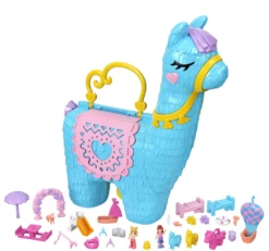 Polly Pocket Pajama Party Llama Party Playset