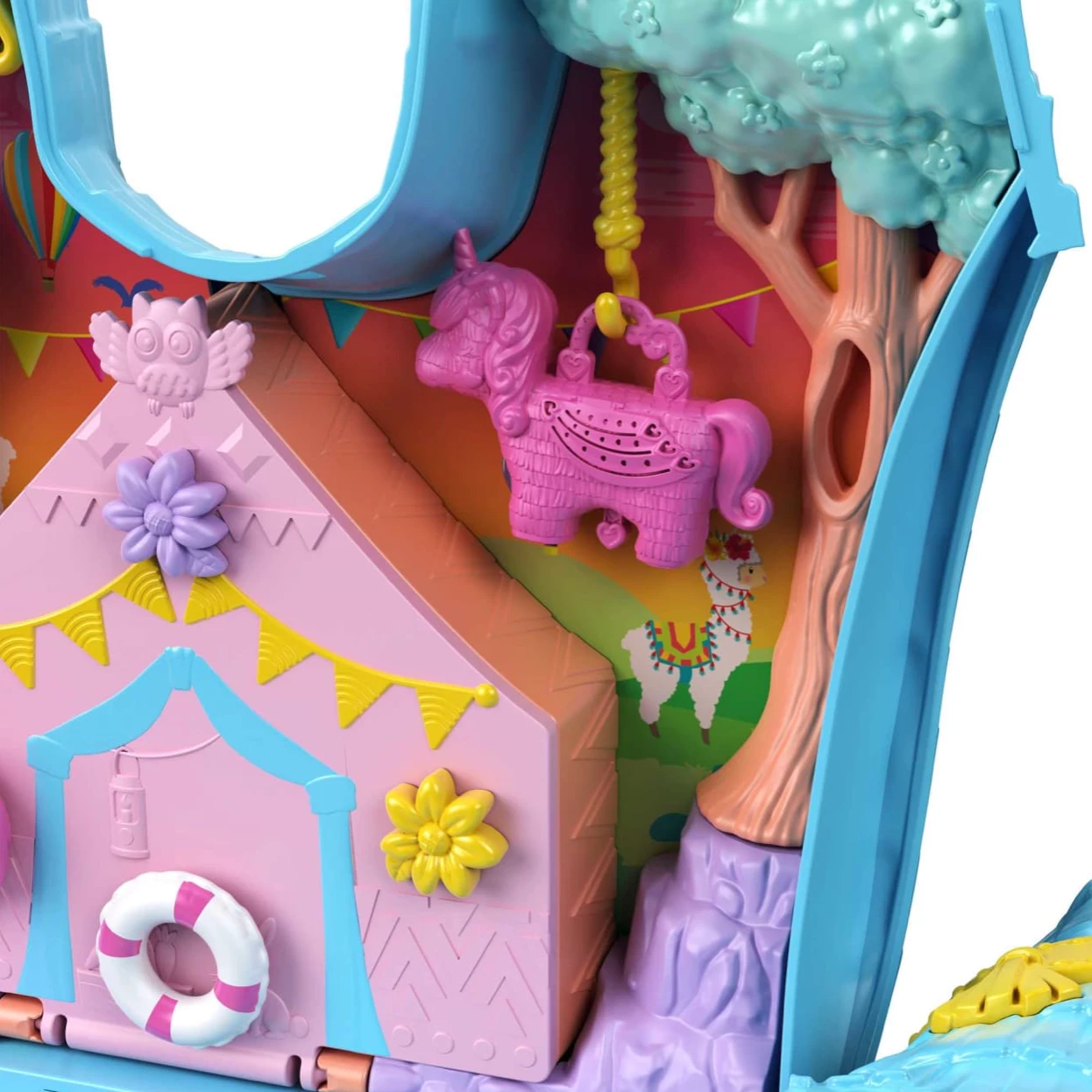 Polly Pocket Pajama Party Llama Party Playset - Image 6