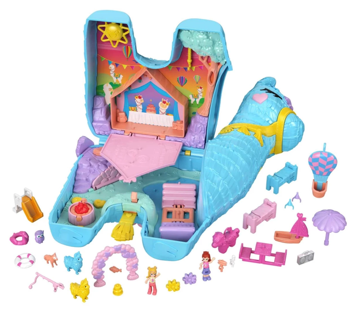 Polly Pocket Pajama Party Llama Party Playset - Image 8