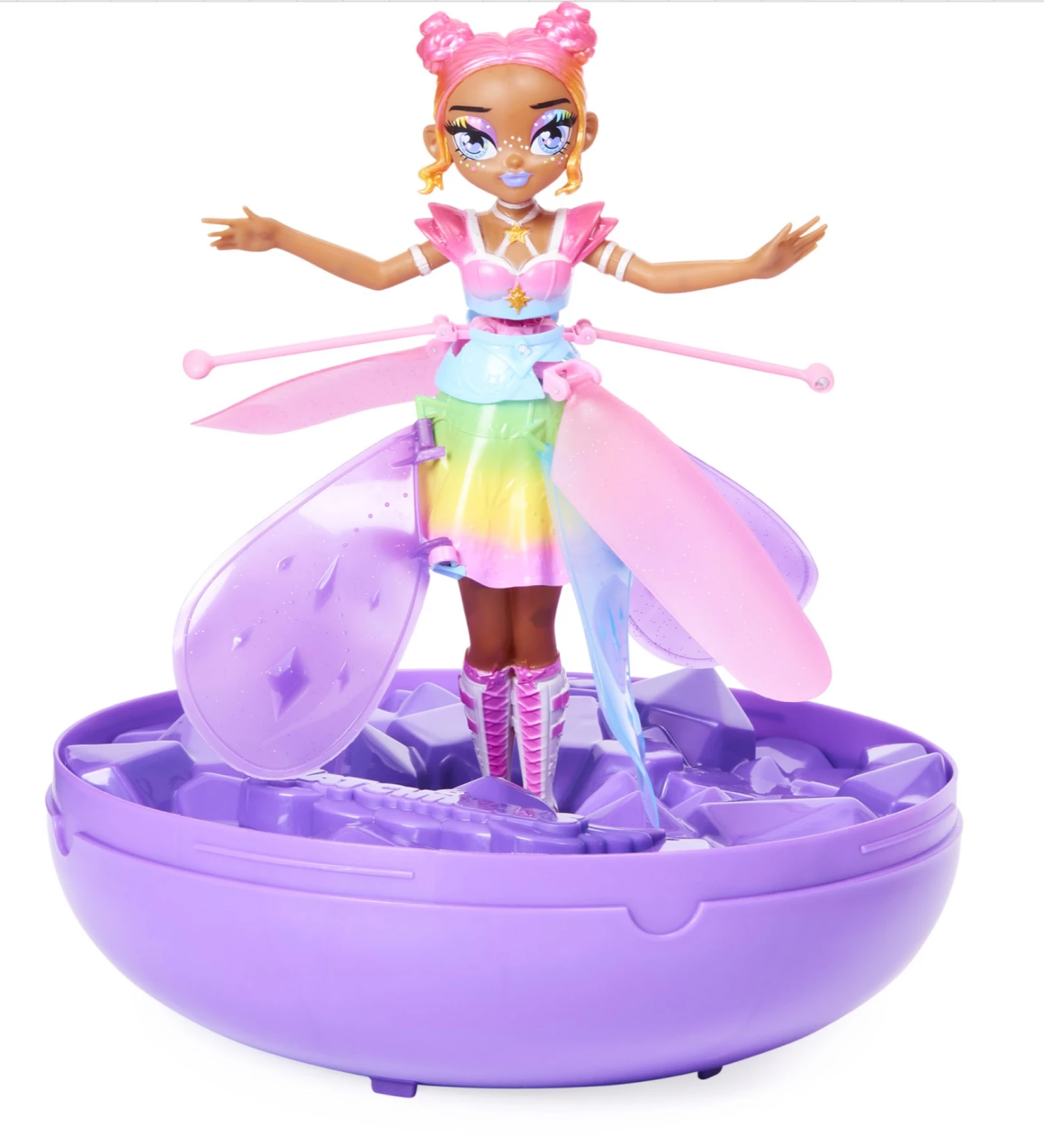 Hatchimals Pixies Crystal Flyers Rainbow Glitter Idol Magical Flying Toy Doll - Image 2