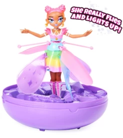 Hatchimals Pixies Crystal Flyers Rainbow Glitter Idol Magical Flying Toy Doll