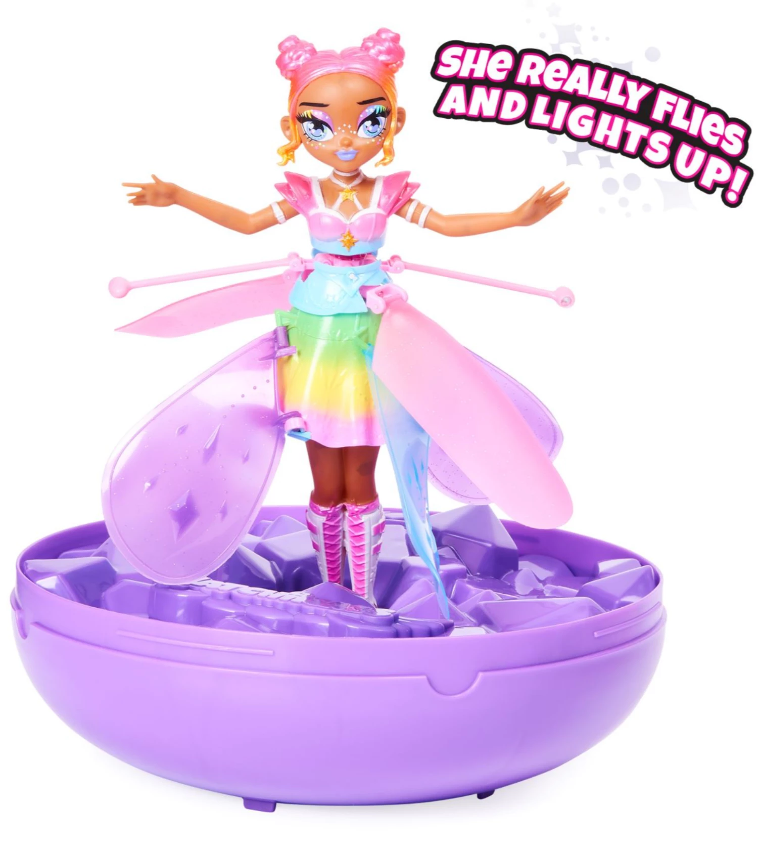 Hatchimals Pixies Crystal Flyers Rainbow Glitter Idol Magical Flying Toy Doll