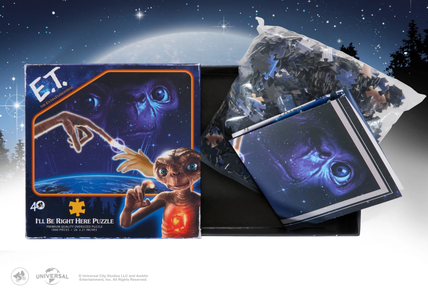 E.T. The Extra-Terrestrial I’ll Be Right Here 1000pc Jigsaw Puzzle - Image 4