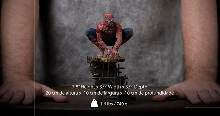 Iron Studios Spider-Man: No Way Home Diorama Series Spider-Man (Peter #2) 1/10 Art Scale Limited Edition Statue - Image 3