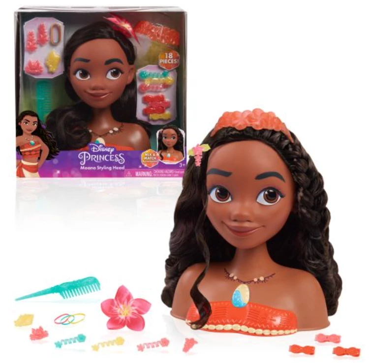 Disney Princess Moana Stying Head