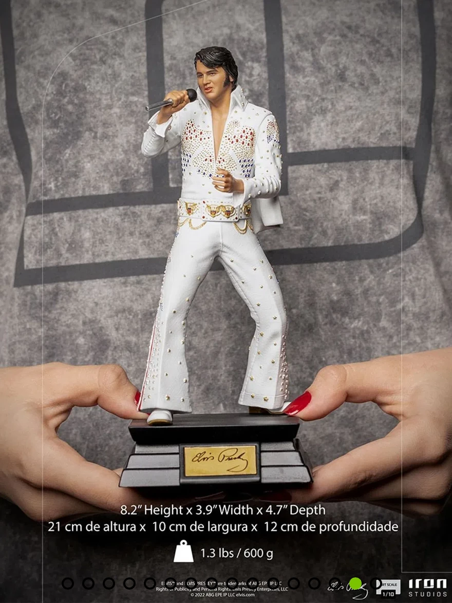 Iron Studios Elvis Presley 1973 1/10 Art Scale Limited Edition Statue - Image 3