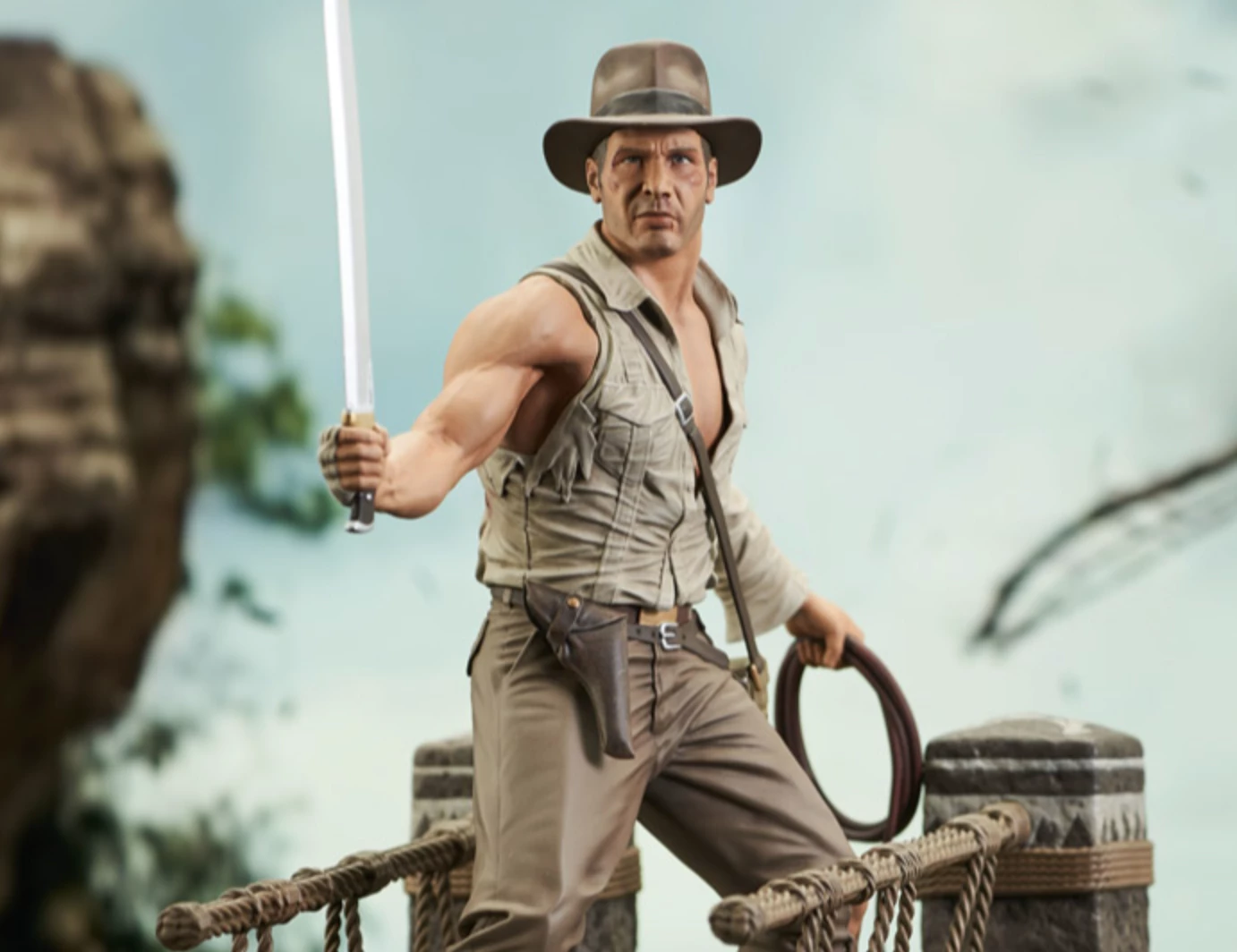 Indiana Jones And The Temple Of Doom Gallery Indiana Jones Deluxe Figure Diorama - Image 2