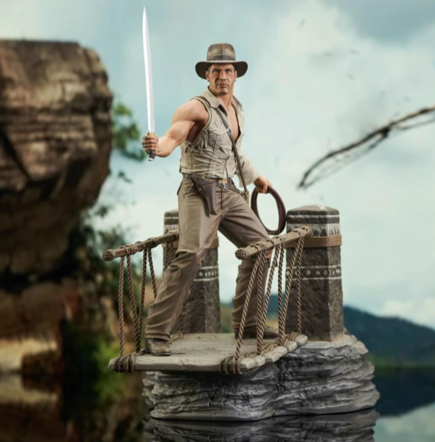 Indiana Jones And The Temple Of Doom Gallery Indiana Jones Deluxe Figure Diorama - Image 3