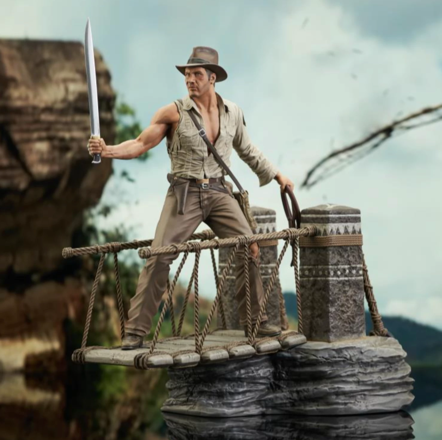 Indiana Jones And The Temple Of Doom Gallery Indiana Jones Deluxe Figure Diorama - Image 4