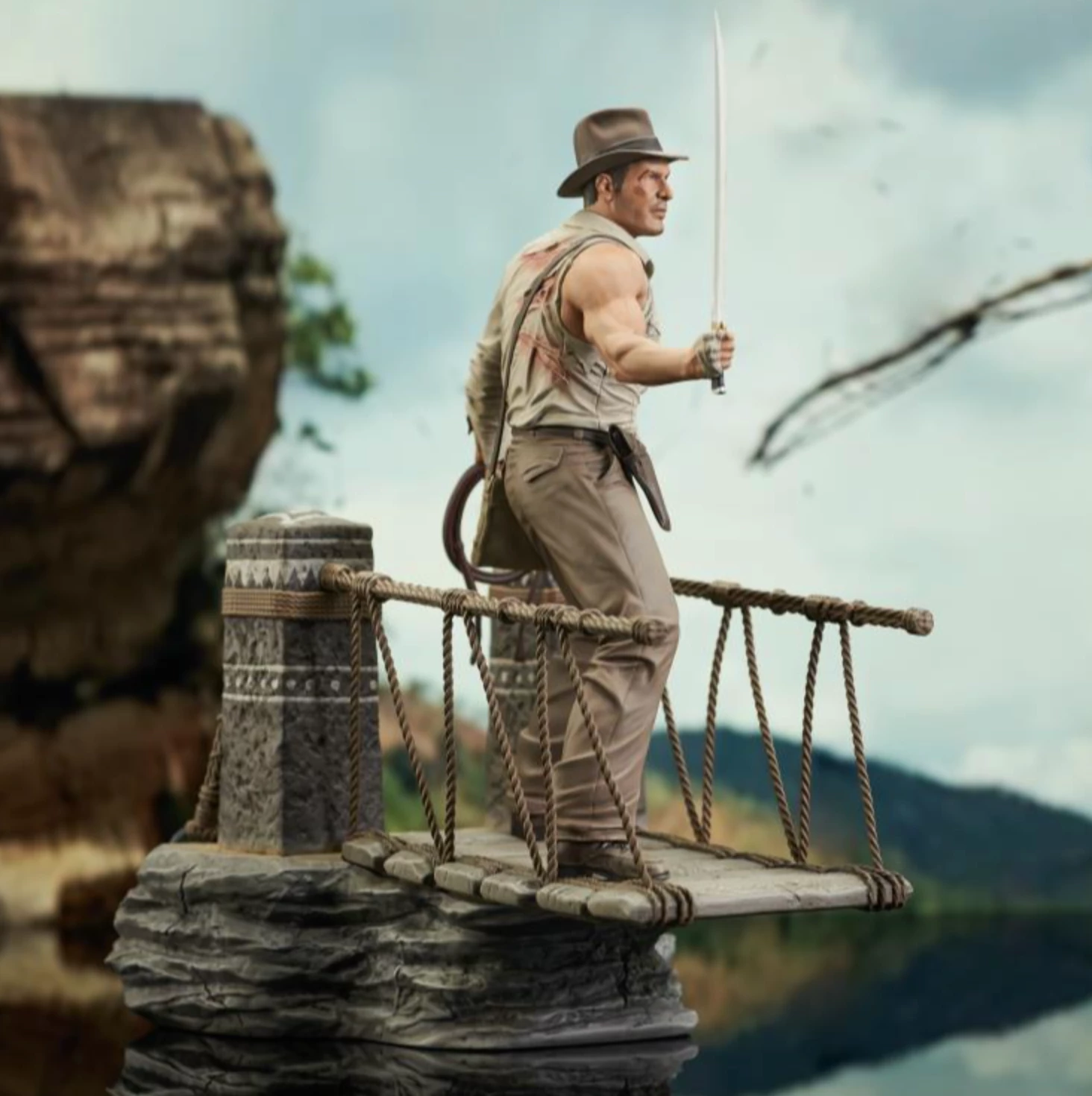 Indiana Jones And The Temple Of Doom Gallery Indiana Jones Deluxe Figure Diorama - Image 5