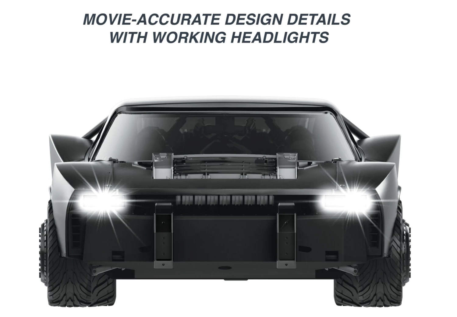 Hot Wheels The Batman 1/10 Scale Remote Control Original Batmobile - Image 4