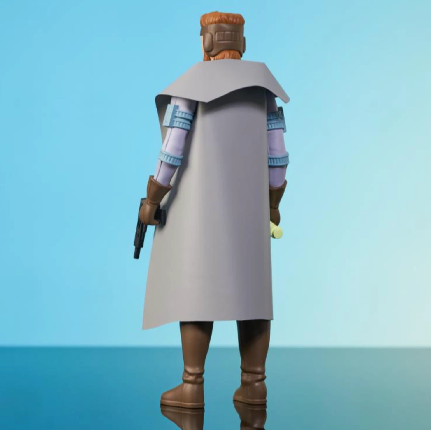 Star Wars Han Solo Jumbo Concept Kenner Vintage Figure - Image 6