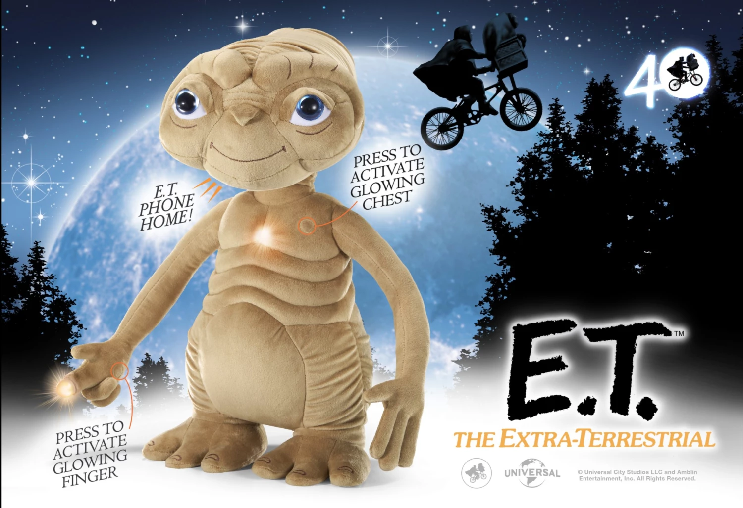E.T. The Extra-Terrestrial Interactive Electronic Plush - Image 2