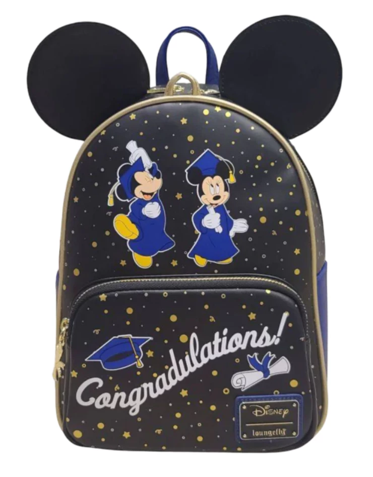 Disney Mickey & Minnie Graduation USA Exclusive Mini Backpack - Image 5