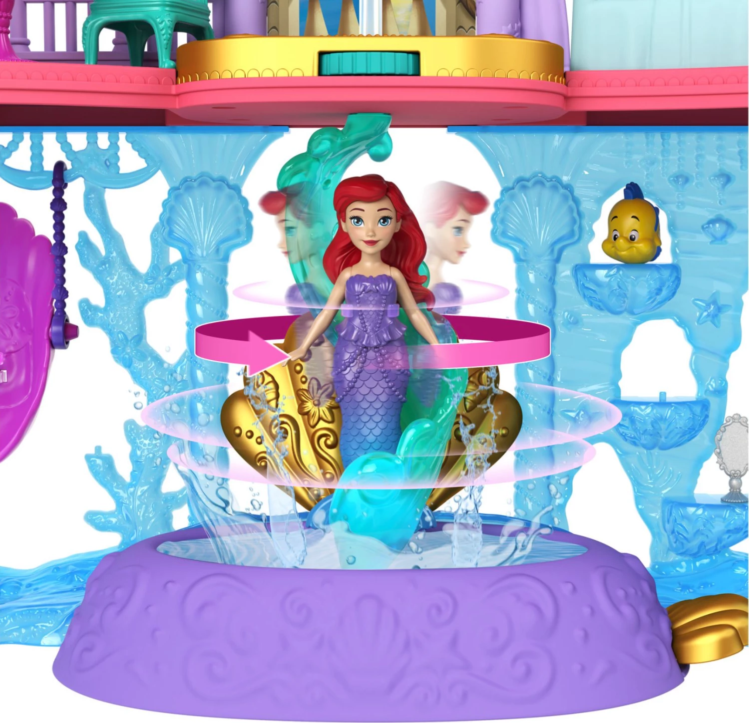 Disney Princess Storytime Stackers Ariel's Kingdom Playset - Image 7