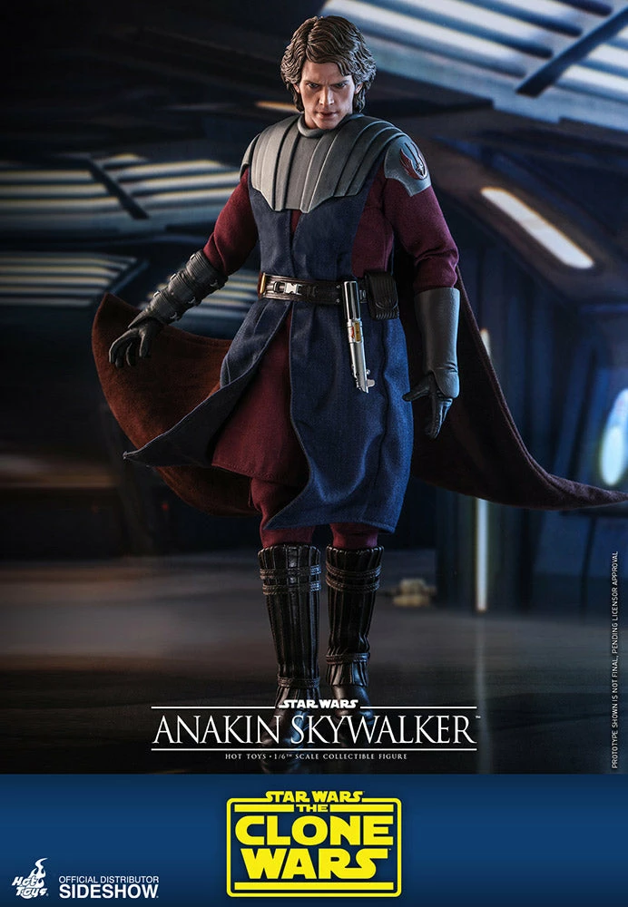 Hot Toys Star Wars The Clone Wars 1/6 Scale Anakin Skywalker Action Figure - Image 3
