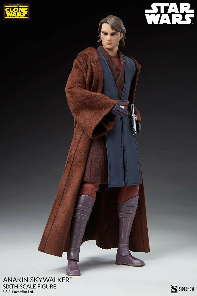 Sideshow Star Wars The Clone Wars Action Figure 1/6 Scale Anakin Skywalker - Image 7
