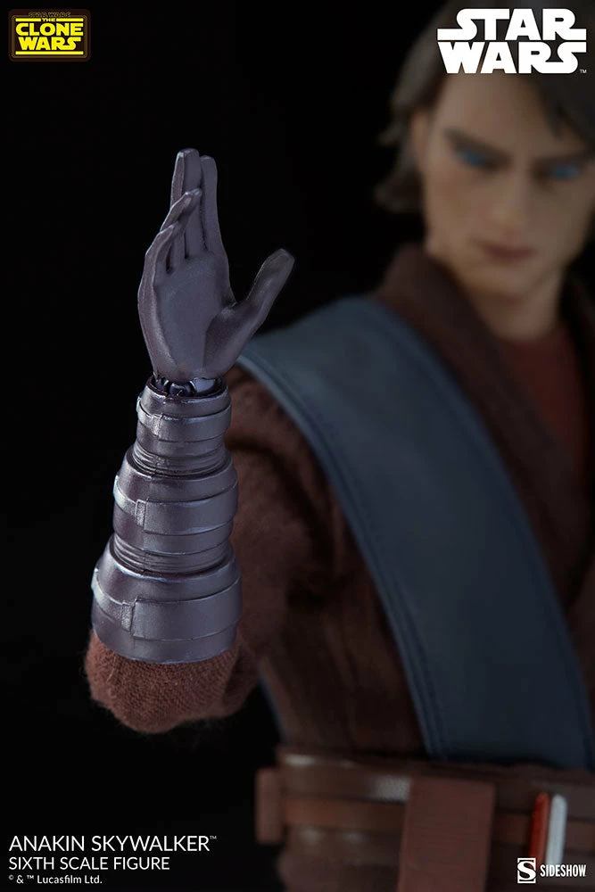 Sideshow Star Wars The Clone Wars Action Figure 1/6 Scale Anakin Skywalker - Image 12