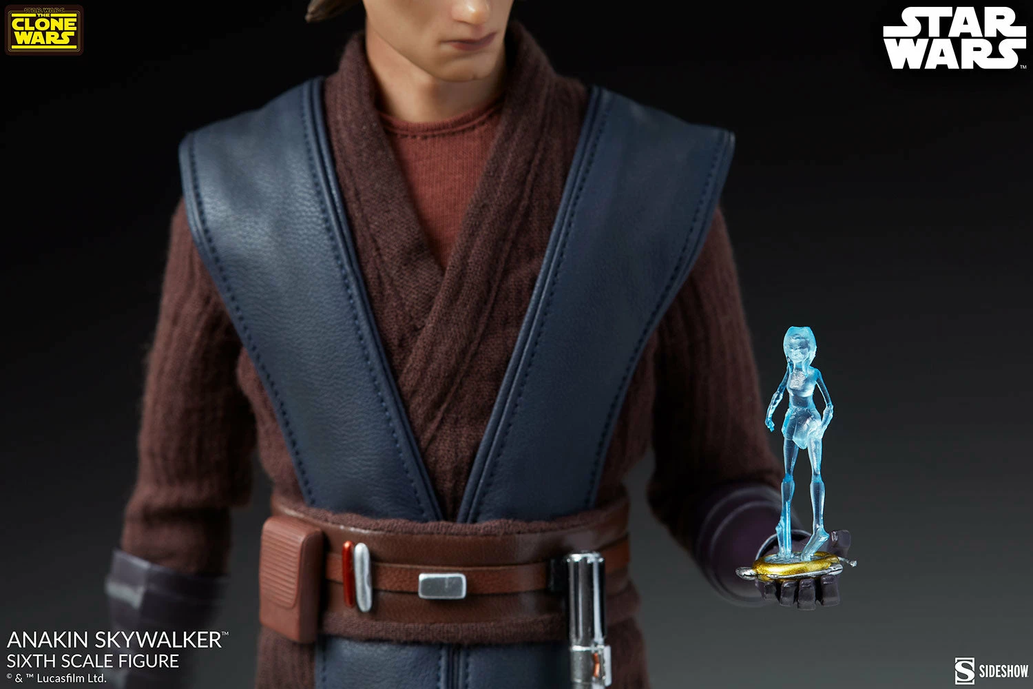 Sideshow Star Wars The Clone Wars Action Figure 1/6 Scale Anakin Skywalker - Image 13