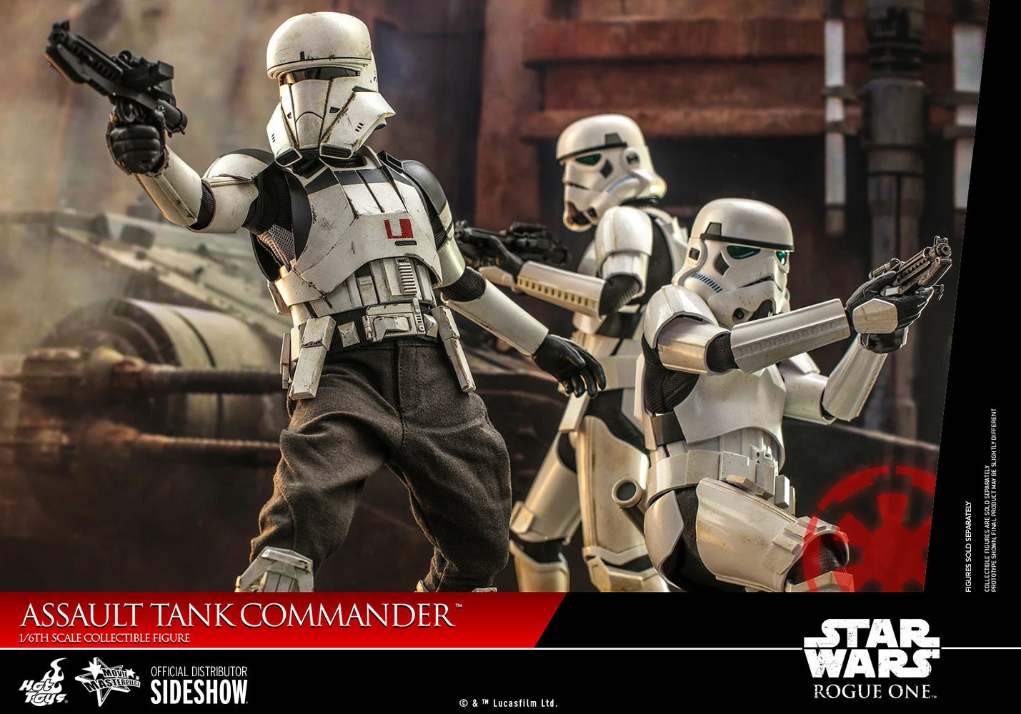 Hot Toys Star Wars Rogue One Assault 1/6 Scale Action Figure Tank Commander - Image 10