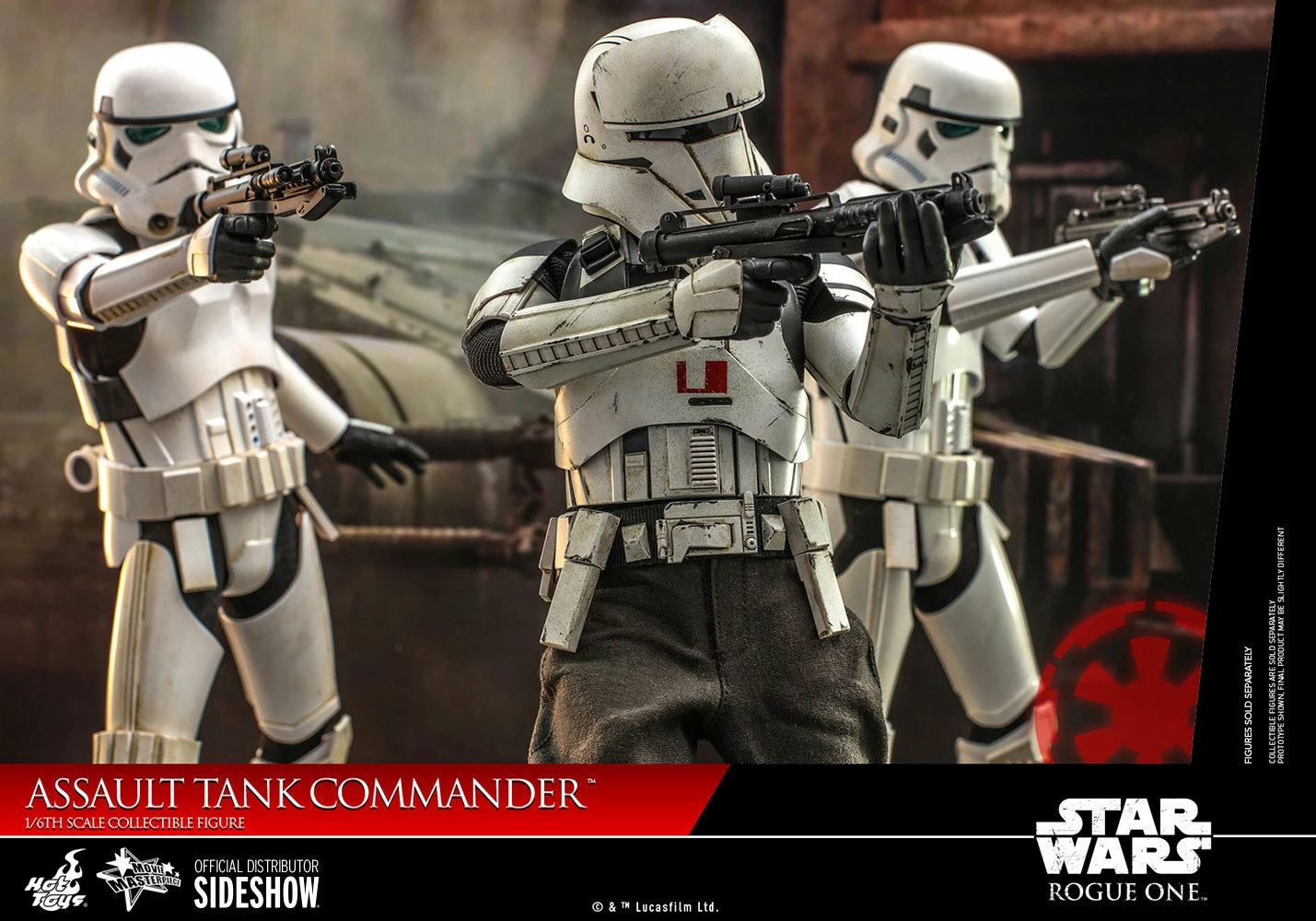 Hot Toys Star Wars Rogue One Assault 1/6 Scale Action Figure Tank Commander - Image 11