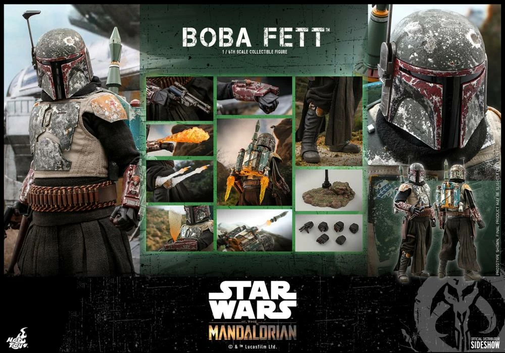 Hot Toys The Mandalorian Boba Fett 1/6th Scale Action Figure - Image 2