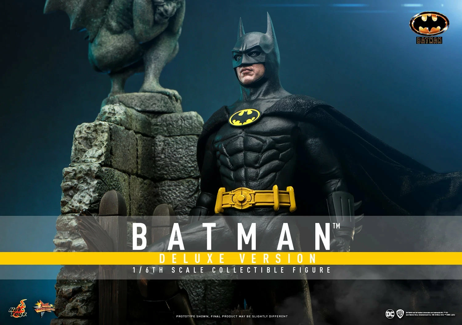 Hot Toys 1/6th Scale Figure DC 1989 Deluxe Batman