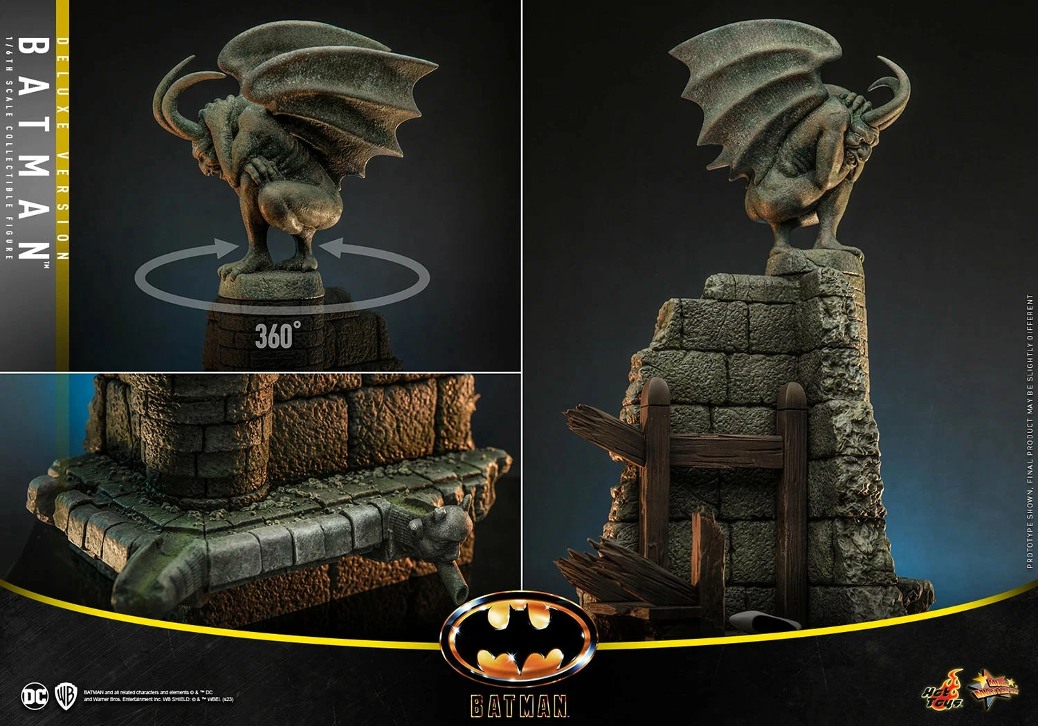 Hot Toys 1/6th Scale Figure DC 1989 Deluxe Batman - Image 8