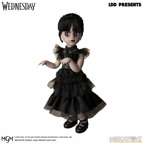 Mezco Living Dead Dolls Adams Family Wednesday Addams (Dancing) - Image 2