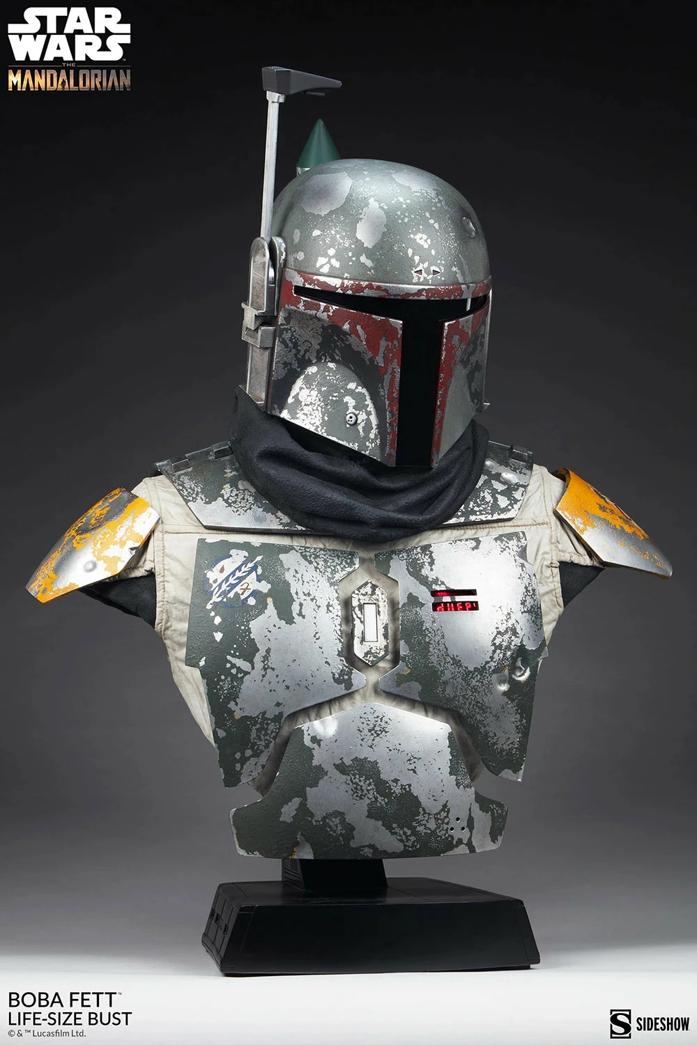 Sideshow The Mandalorian Boba Fett 1:1 Life-Size Scale Bust *SPECIAL ORDER REQUEST - Image 18