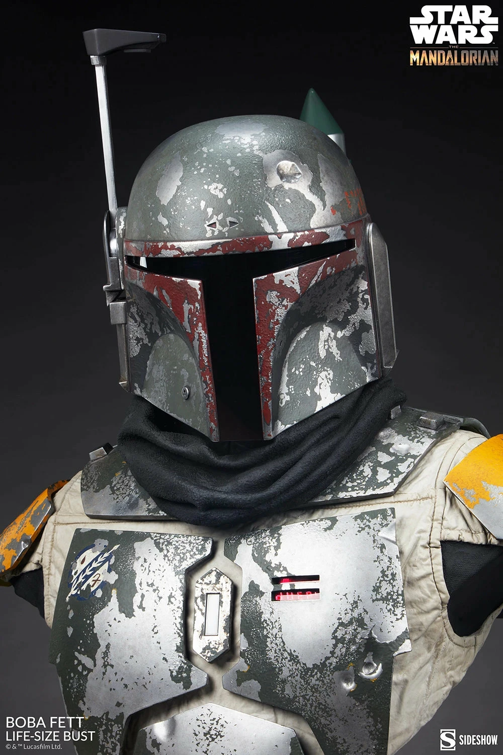 Sideshow The Mandalorian Boba Fett 1:1 Life-Size Scale Bust *SPECIAL ORDER REQUEST - Image 19