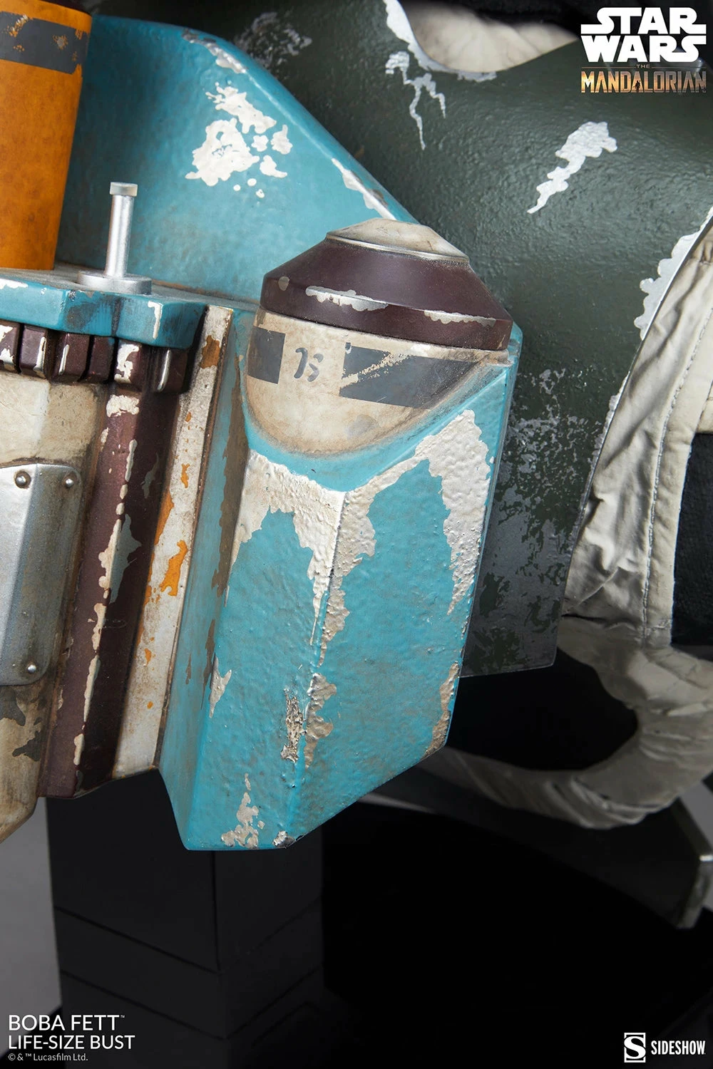 Sideshow The Mandalorian Boba Fett 1:1 Life-Size Scale Bust *SPECIAL ORDER REQUEST - Image 13
