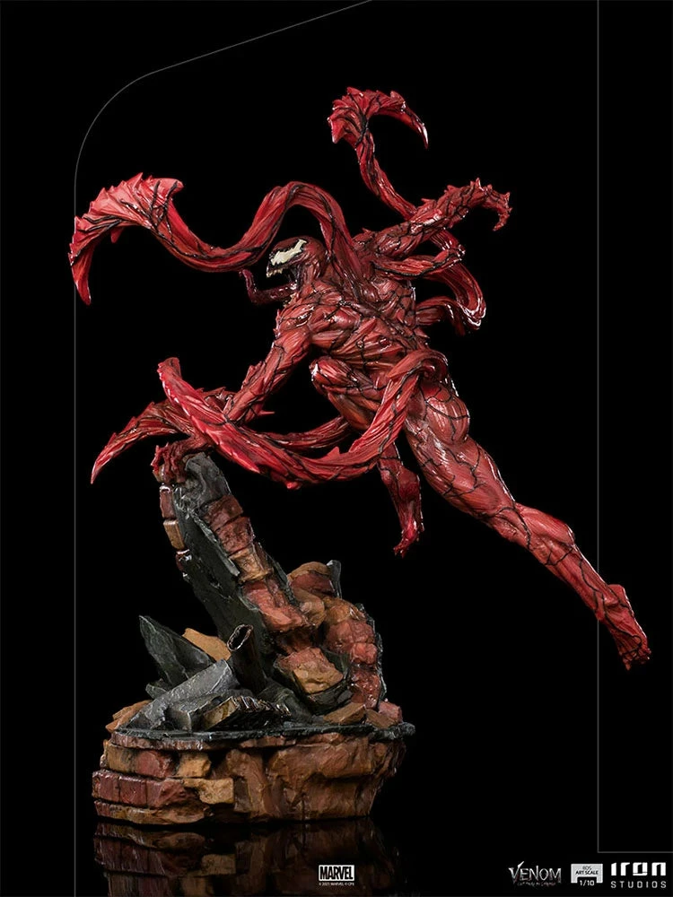 Iron Studios Venom Let There Be Carnage 1/10 Art Scale Limited Edition Carnage Statue - Image 7