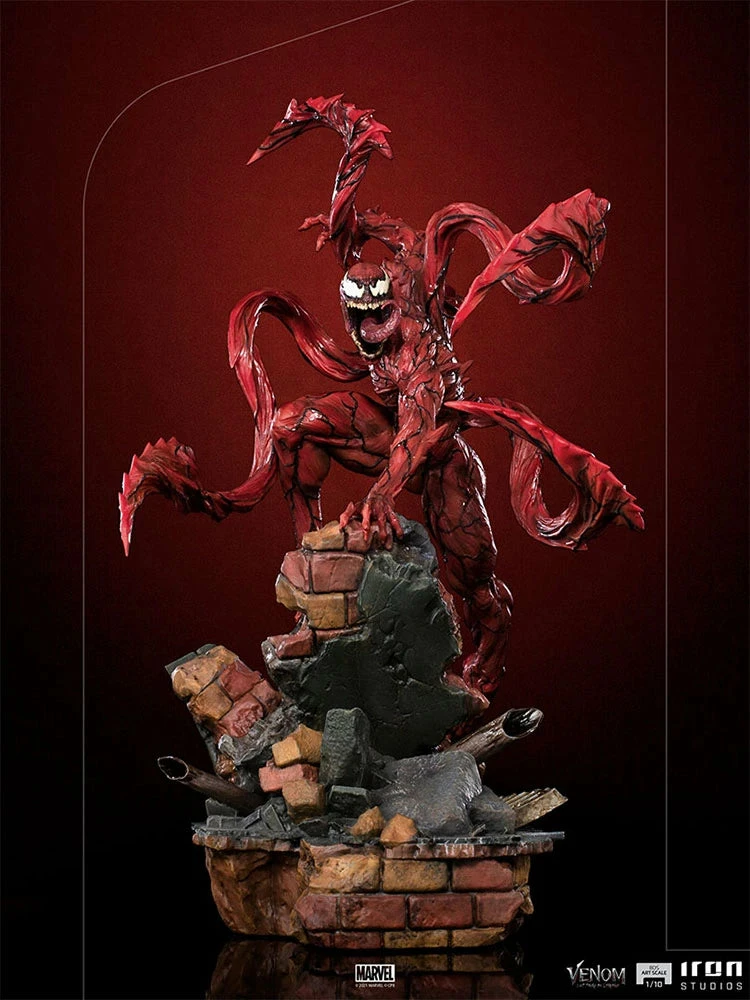 Iron Studios Venom Let There Be Carnage 1/10 Art Scale Limited Edition Carnage Statue - Image 6