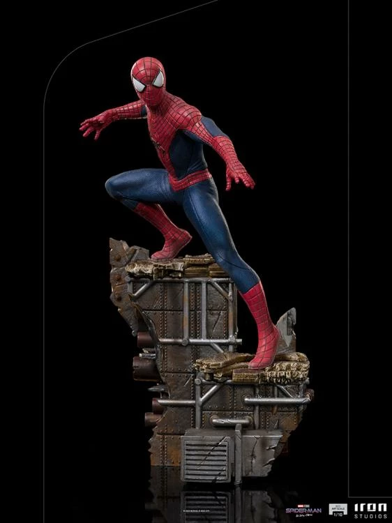 Iron Studios Spider-Man: No Way Home Diorama Series Spider-Man (Peter #3) 1/10 Art Scale Limited Edition Statue - Image 12