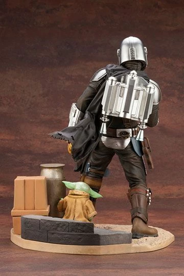 Star Wars The Mandalorian ArtFX Mandalorian & The Child Statue - Image 7