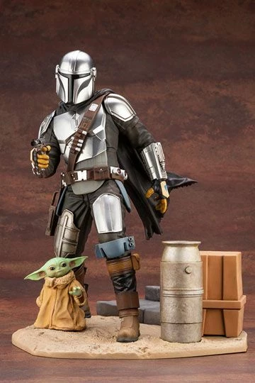 Star Wars The Mandalorian ArtFX Mandalorian & The Child Statue - Image 11