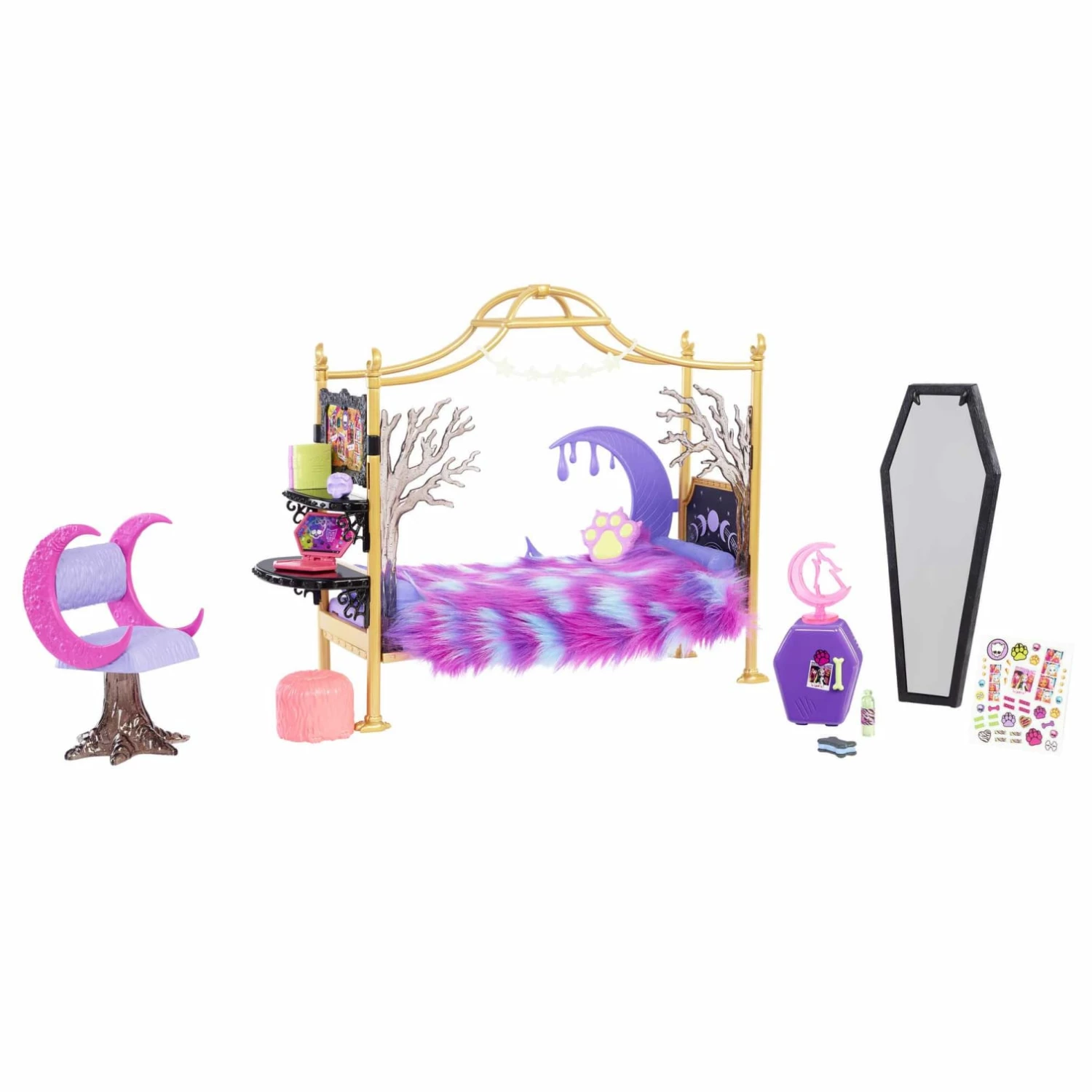 Monster High Clawdeen Wolf Bedroom Playset - Image 2