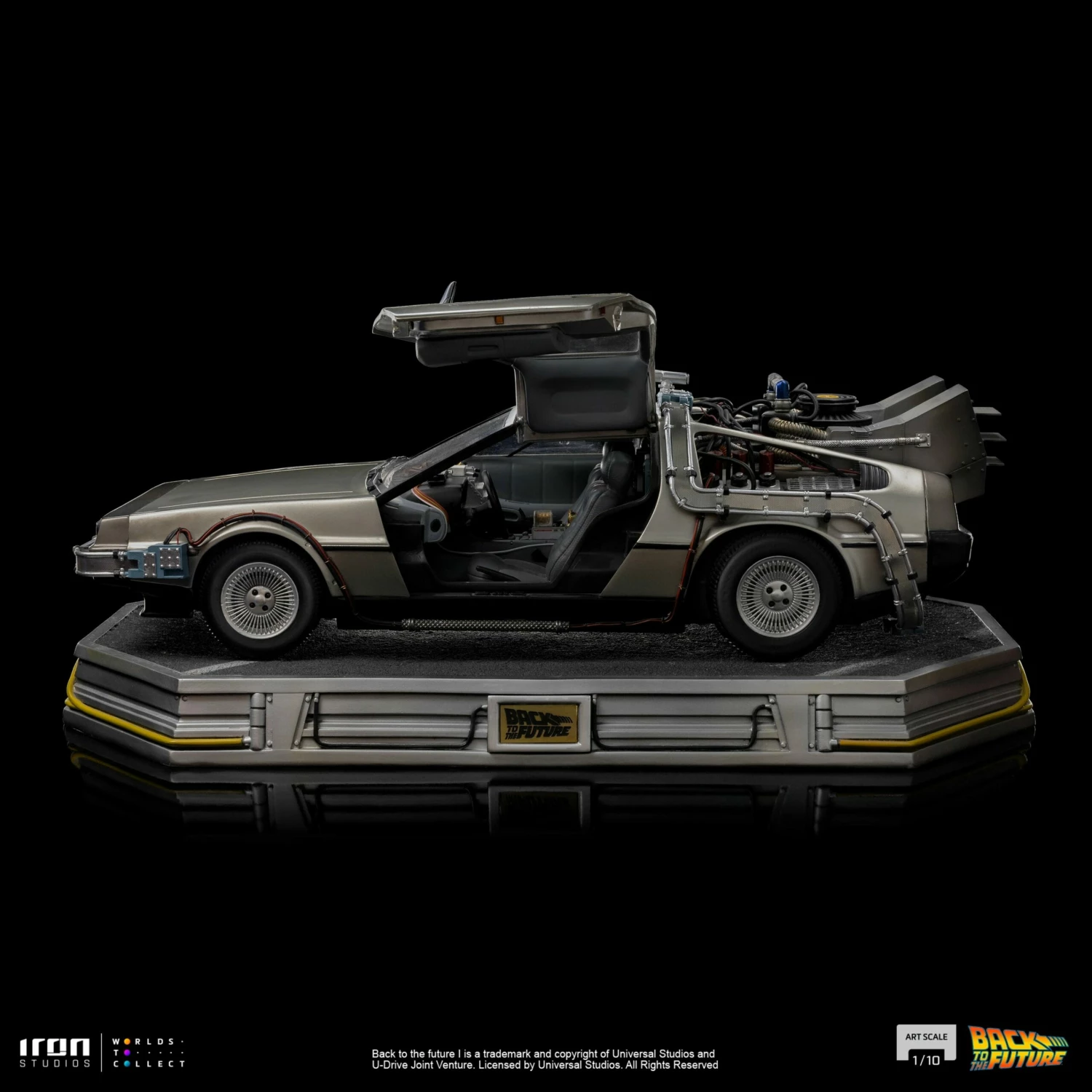 Iron Studios Back To The Future DeLorean 1/10 Art Scale Limited Edition Statue - Image 6