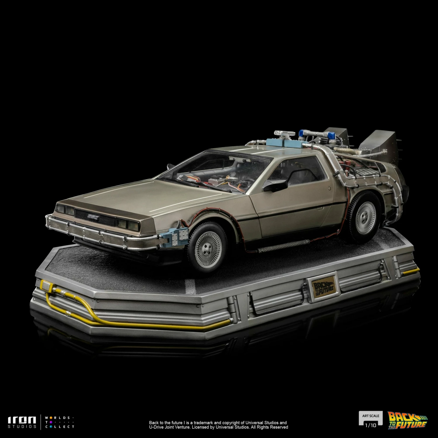 Iron Studios Back To The Future DeLorean 1/10 Art Scale Limited Edition Statue - Image 7