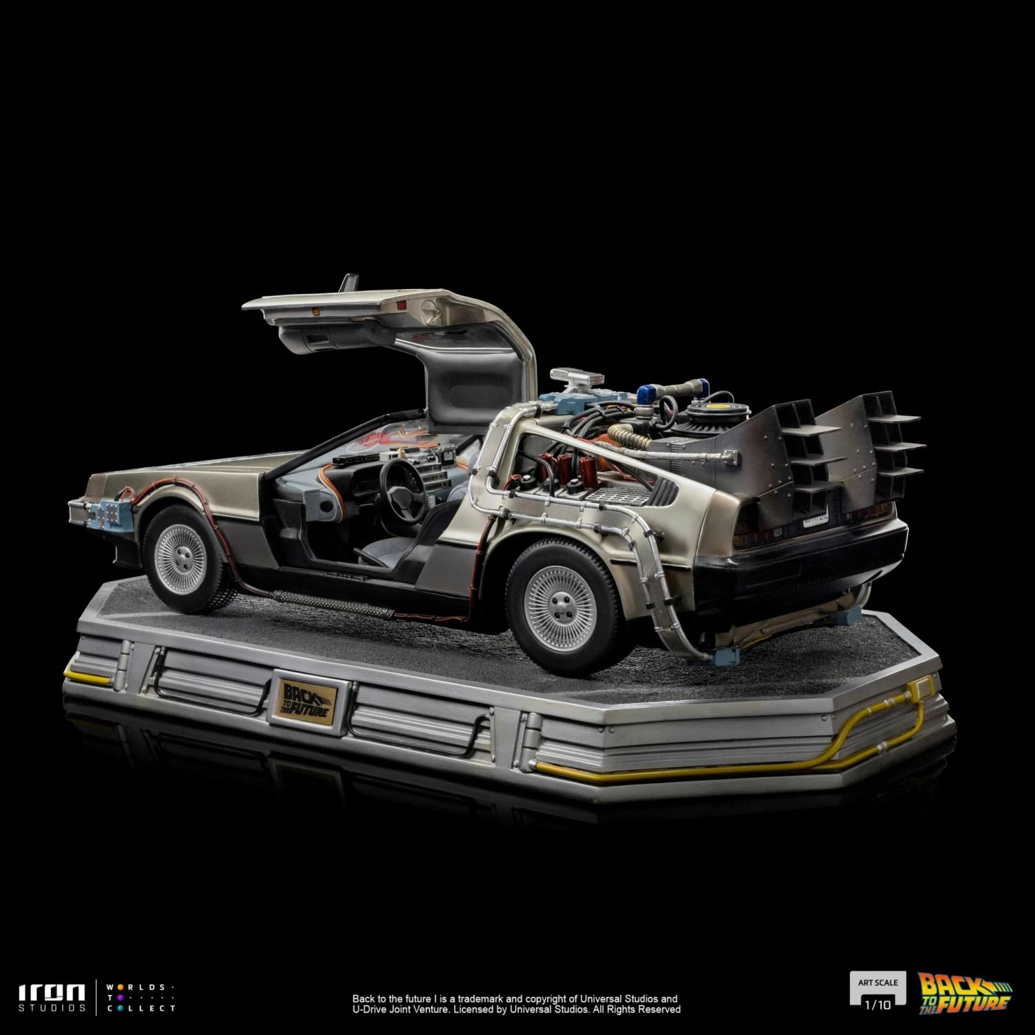 Iron Studios Back To The Future DeLorean 1/10 Art Scale Limited Edition Statue - Image 5