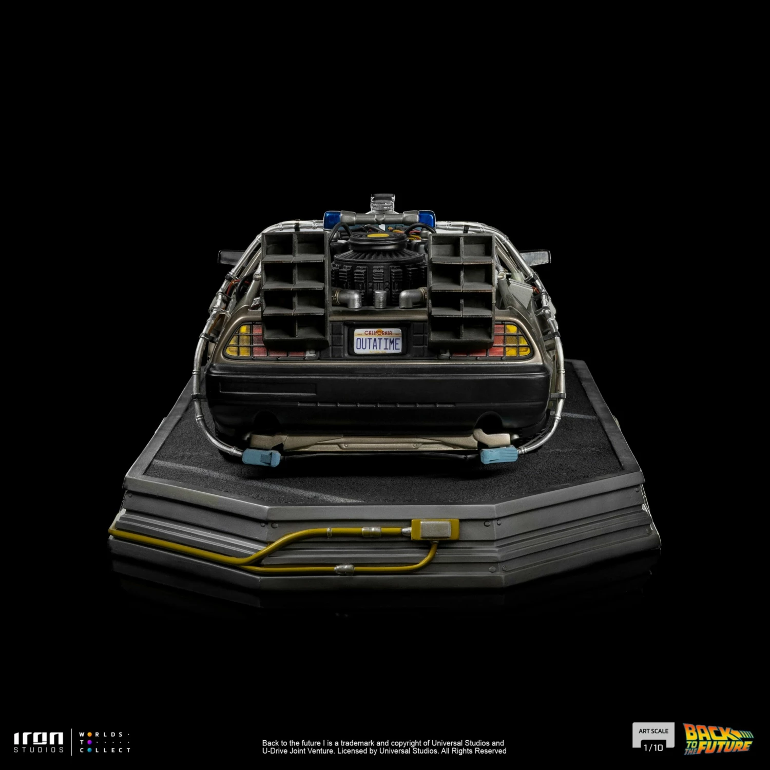 Iron Studios Back To The Future DeLorean 1/10 Art Scale Limited Edition Statue - Image 13