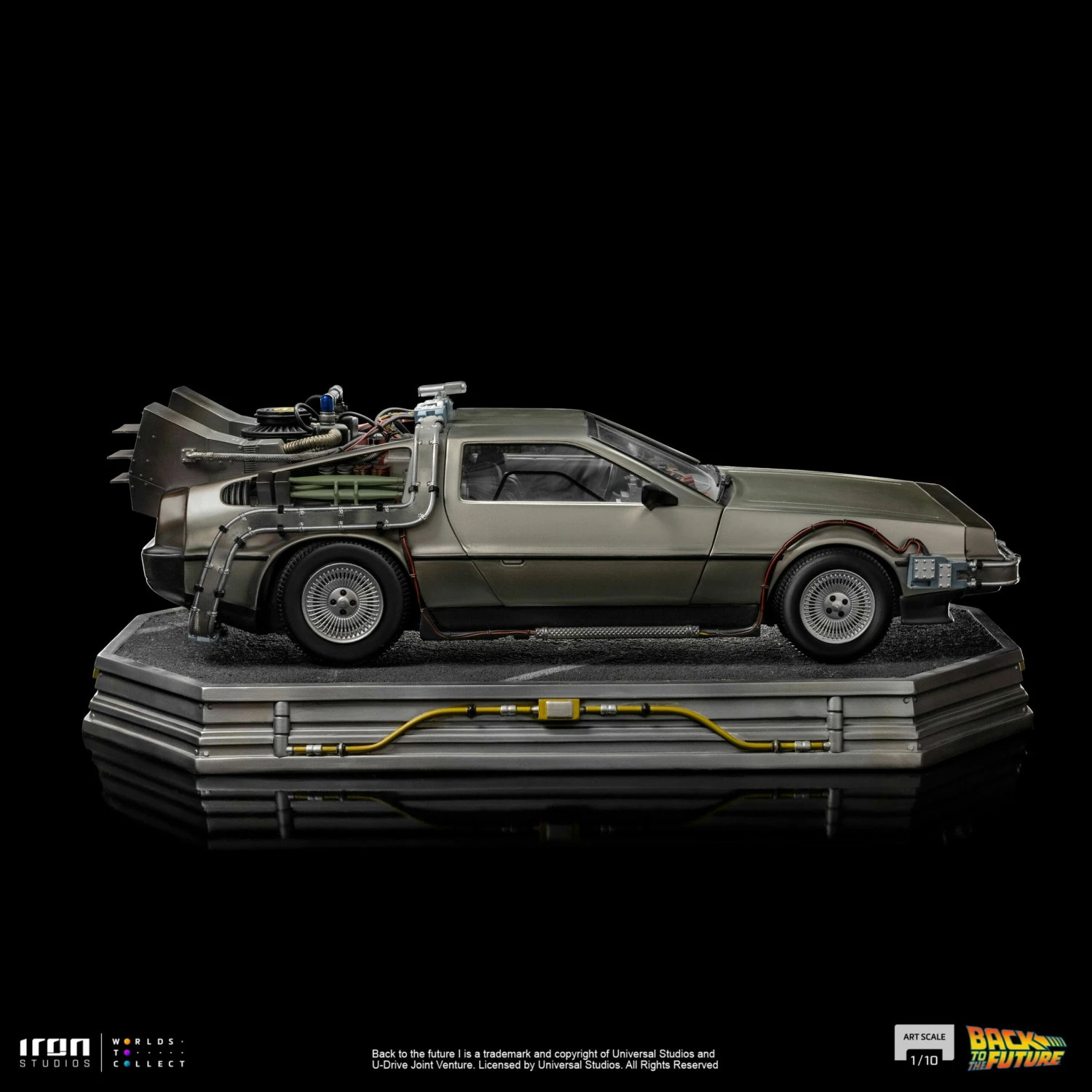 Iron Studios Back To The Future DeLorean 1/10 Art Scale Limited Edition Statue - Image 8