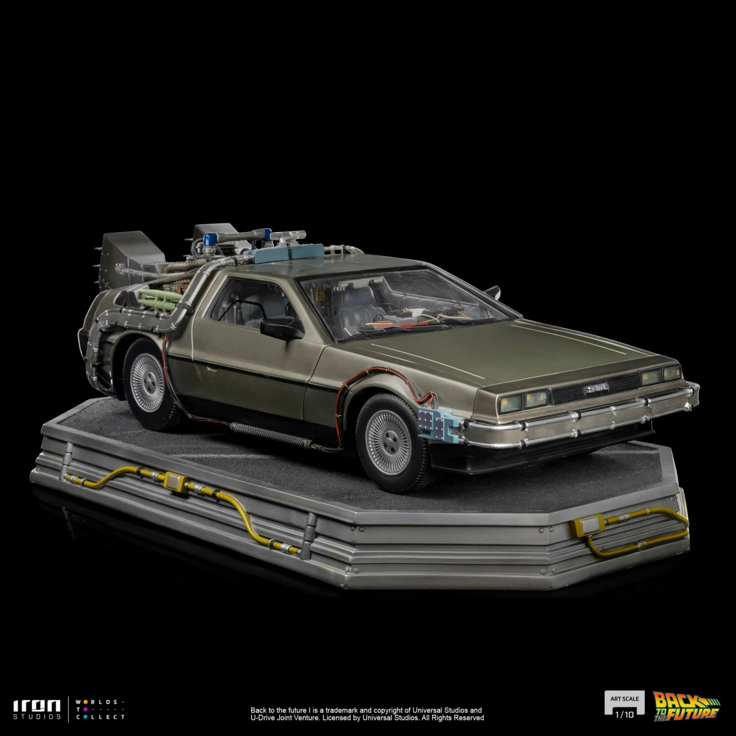 Iron Studios Back To The Future DeLorean 1/10 Art Scale Limited Edition Statue - Image 9