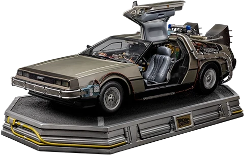 Iron Studios Back To The Future DeLorean 1/10 Art Scale Limited Edition Statue