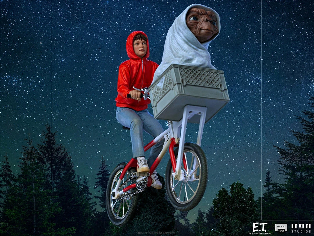 Iron Studios E.T. The Extra-Terrestrial E.T. & Elliot 1/10 Art Scale Limited Edition Statue - Image 3